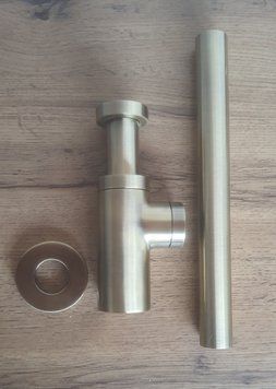 Сифон для раковини без випуску, Антична бронза... Veragio Cylindr фото