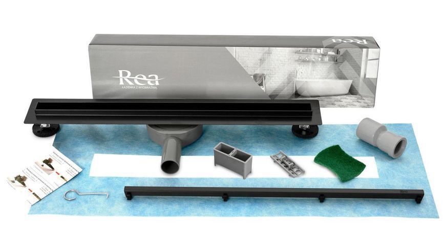 Трап для душу BW-tech PRO SLIM, 600 mm black / чорний RSK01BK600 фото