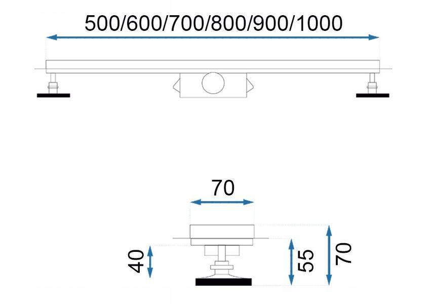 Трап для душа combo, BW-Tech R04300 комбинированный сифон R04300 фото