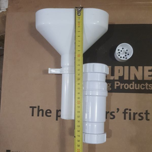 Сифон із сухим закривом, розривом струменя mcalpine Macvalve 20 MRNRV50C FUN фото