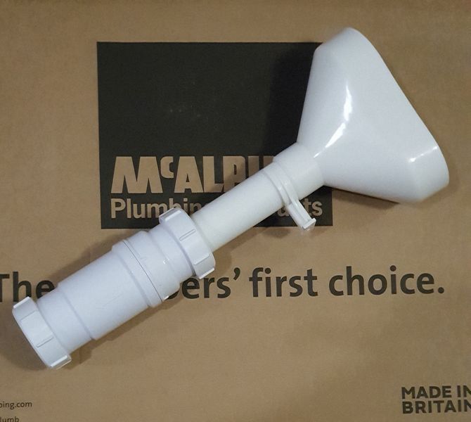 Сифон із сухим закривом, розривом струменя mcalpine Macvalve 20 MRNRV50C FUN фото