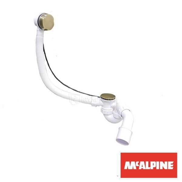 Сифон для ванни (Бронзовий) McAlpine MRB2AB-PB фото
