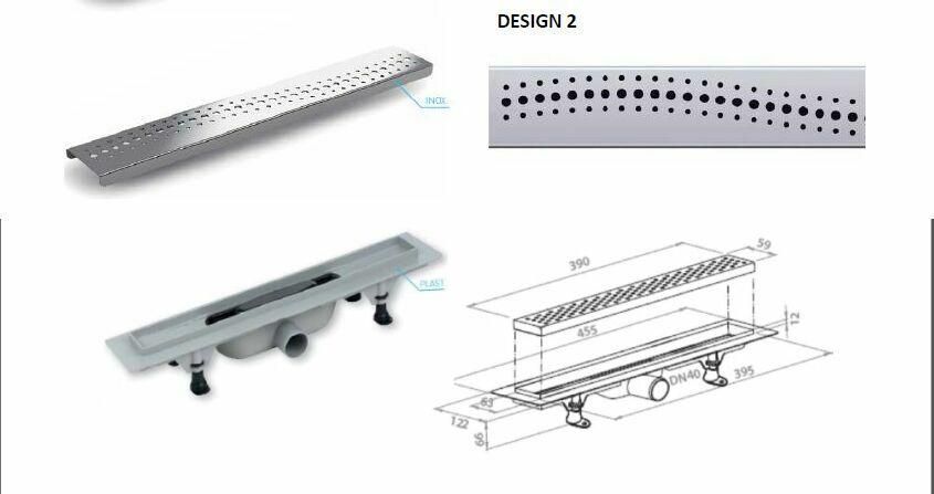Трап для душу з сухим затвором 390 мм Plastbrno Чехія SZE2390 фото