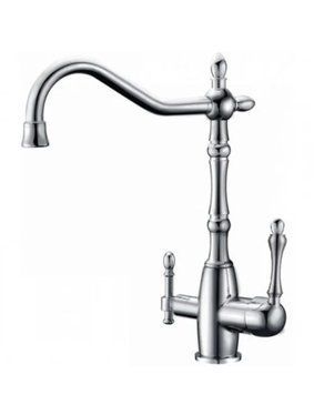 Змішувач для кухні з підключенням фільтрованої води Kern 2038 Chrome 2038 хромированный фото