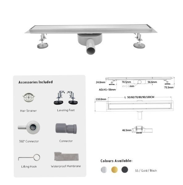 Трап для душа combo, BW-Tech R041000 комбинированный сифон R041000 фото