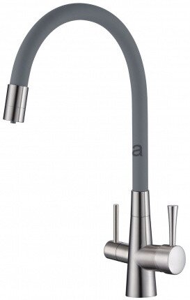 Смеситель для кухни под фильтр Kern 2019 inox ,комбинированный под осмос 2019 хром, фото 1